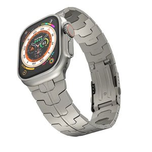 Titanium Metal Watchband For Apple Watch Ironman Basic Version Titanium Dewell X
