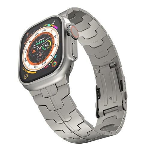 Titanium Metal Watchband For Apple Watch Ironman Basic Version