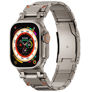 Luxury Titanium Band For Apple Watch Starlight Dewell X