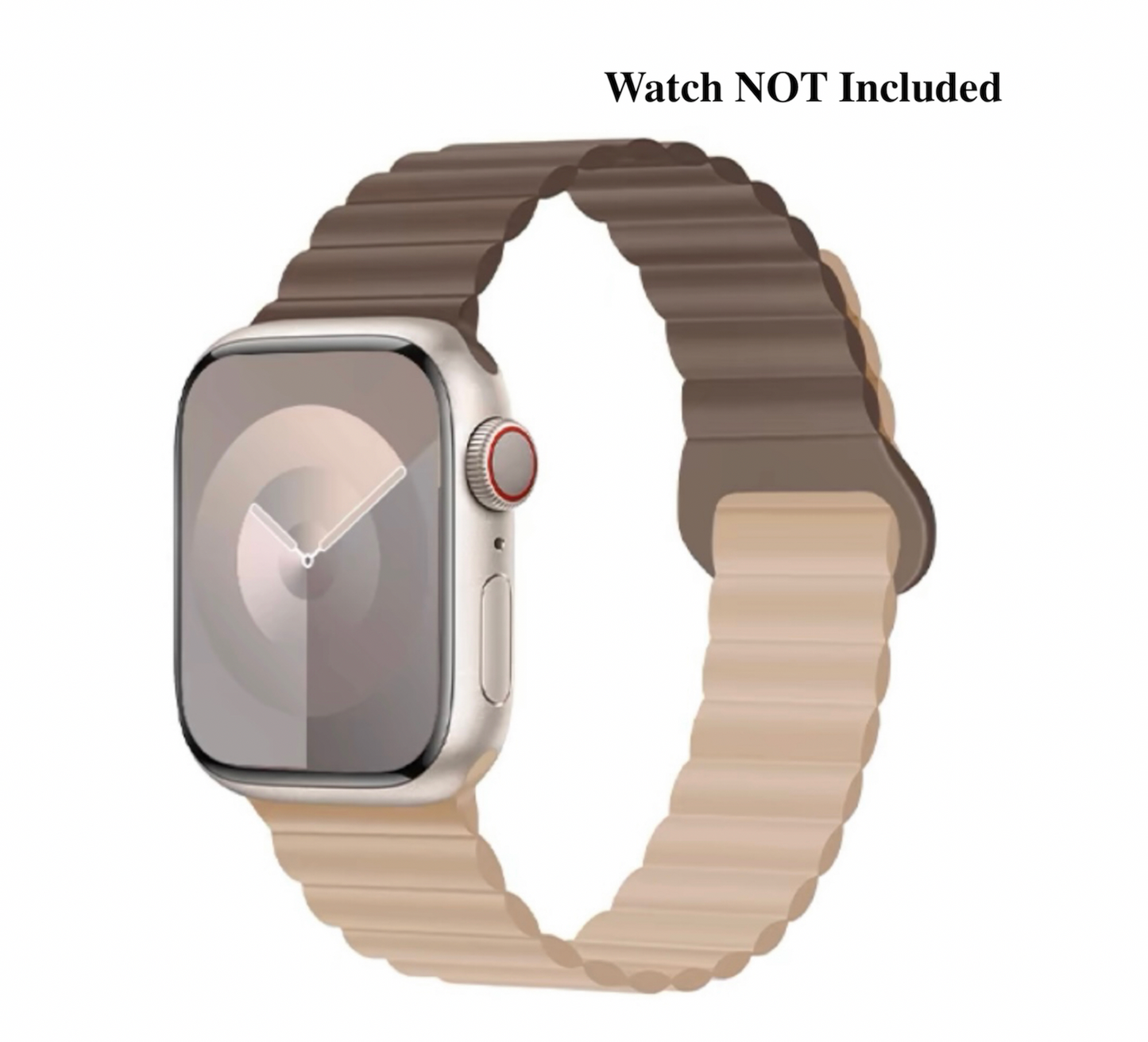 Silicone magnetic snap - ring buckle watch strap Dewell X