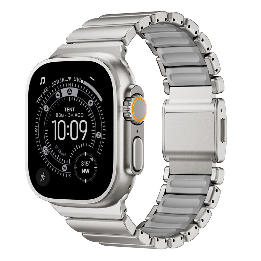 Titanium FKM Magnetic Band For Apple Watch