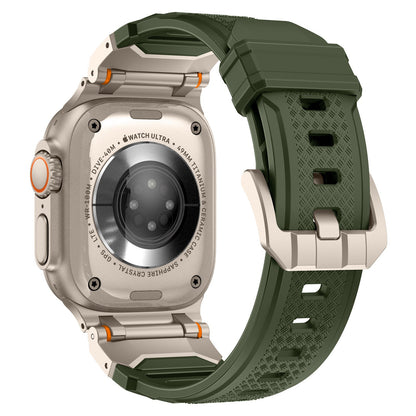 Silicone strap with stainless steel head and Ultra metal end pieces strap Dewell X