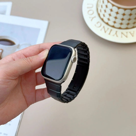 Quick-Release Stainless Steel Strap for Apple Watch 44-49mm, Classic Dewell X