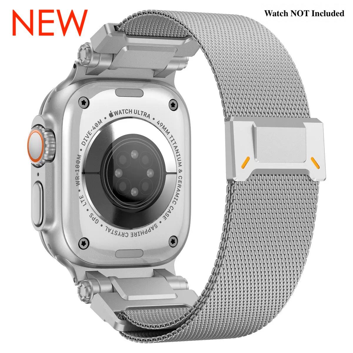 Milanese Loop Titanium Band For Apple Watch Dewell X