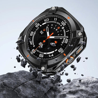 Protective case for Samsung watch Ultra/Ultra 2025 - Cyber hollow-out metal protective case Dewell X