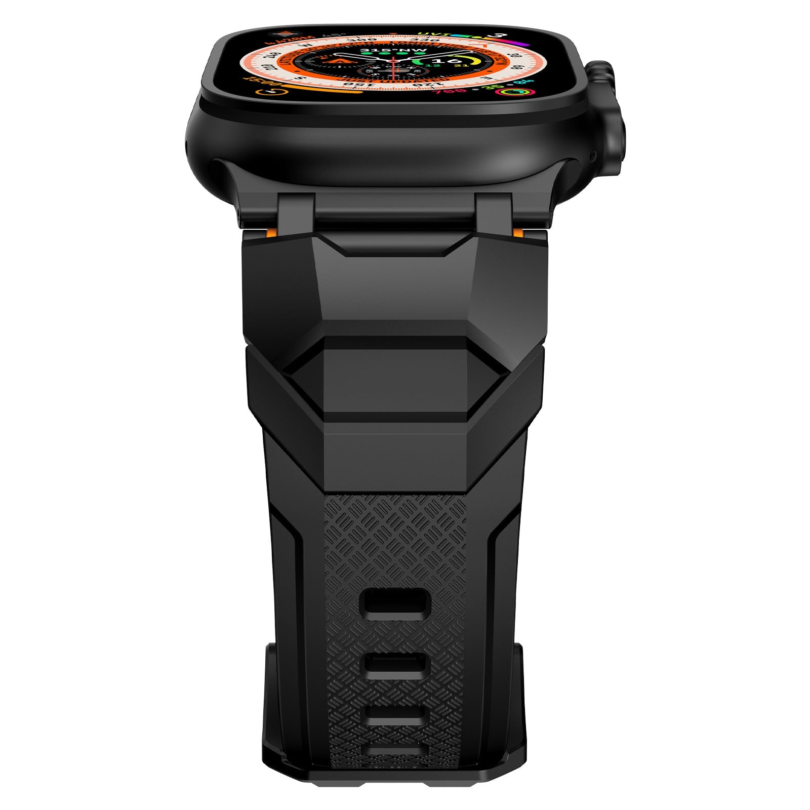 Silicone strap with stainless steel head and Ultra metal end pieces strap Dewell X