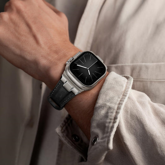 Adventure Leather Band For Apple Watch Dewell X