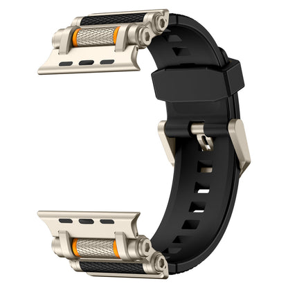 Tactical Rotating Silicone Band For Apple Watch Dewell X