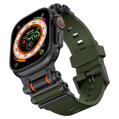 Correa de silicona giratoria táctica para Apple Watch