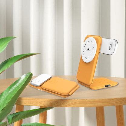 3-in-1 Foldable Wireless Charger – Fast Charge for All Your Devices