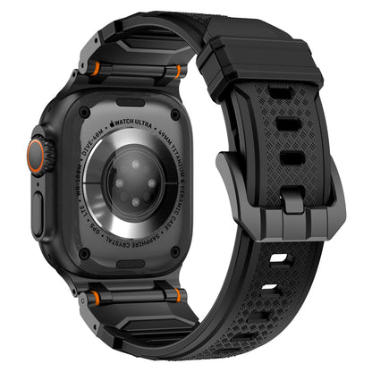 Silicone strap with stainless steel head and Ultra metal end pieces strap Dewell X