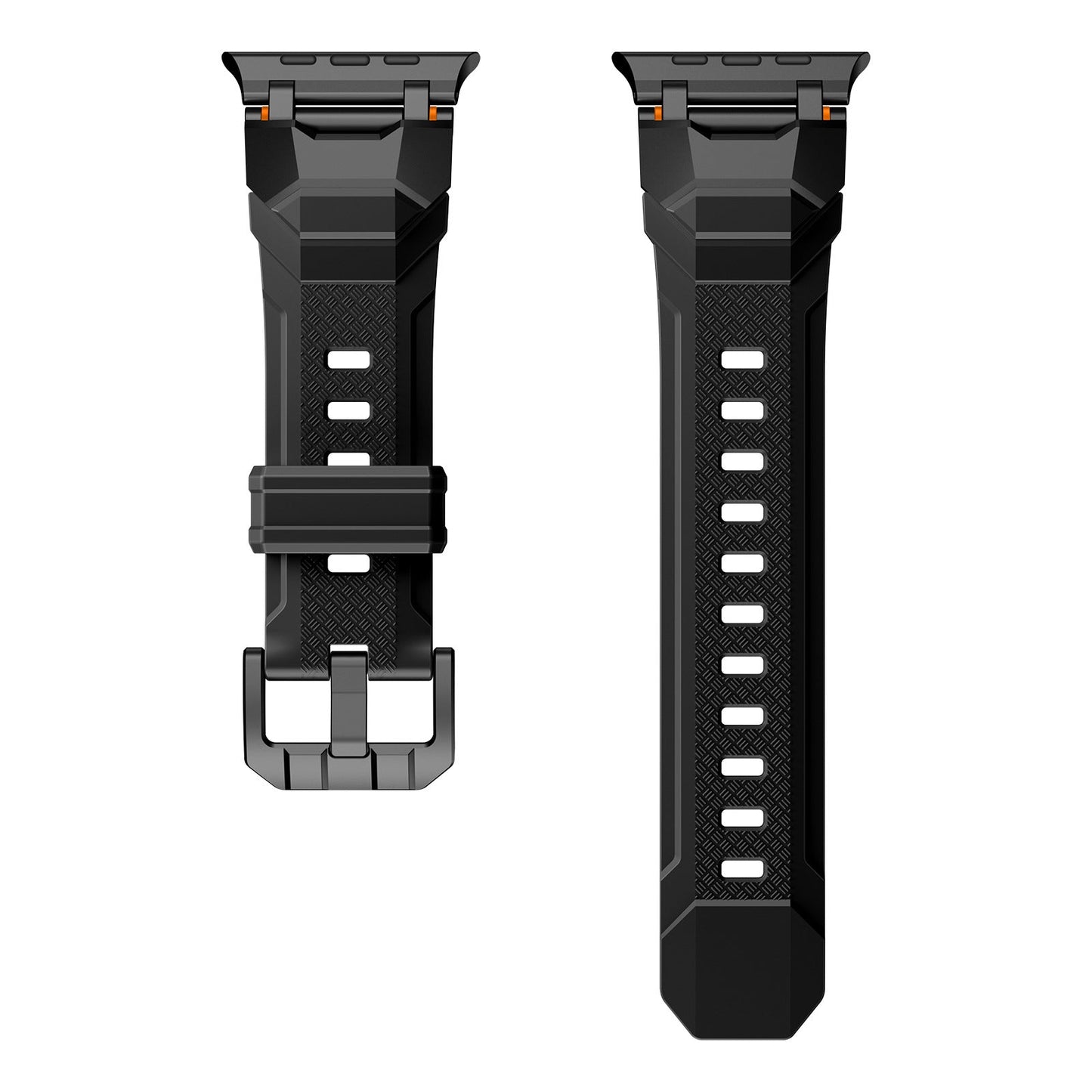 Silicone strap with stainless steel head and Ultra metal end pieces strap Dewell X