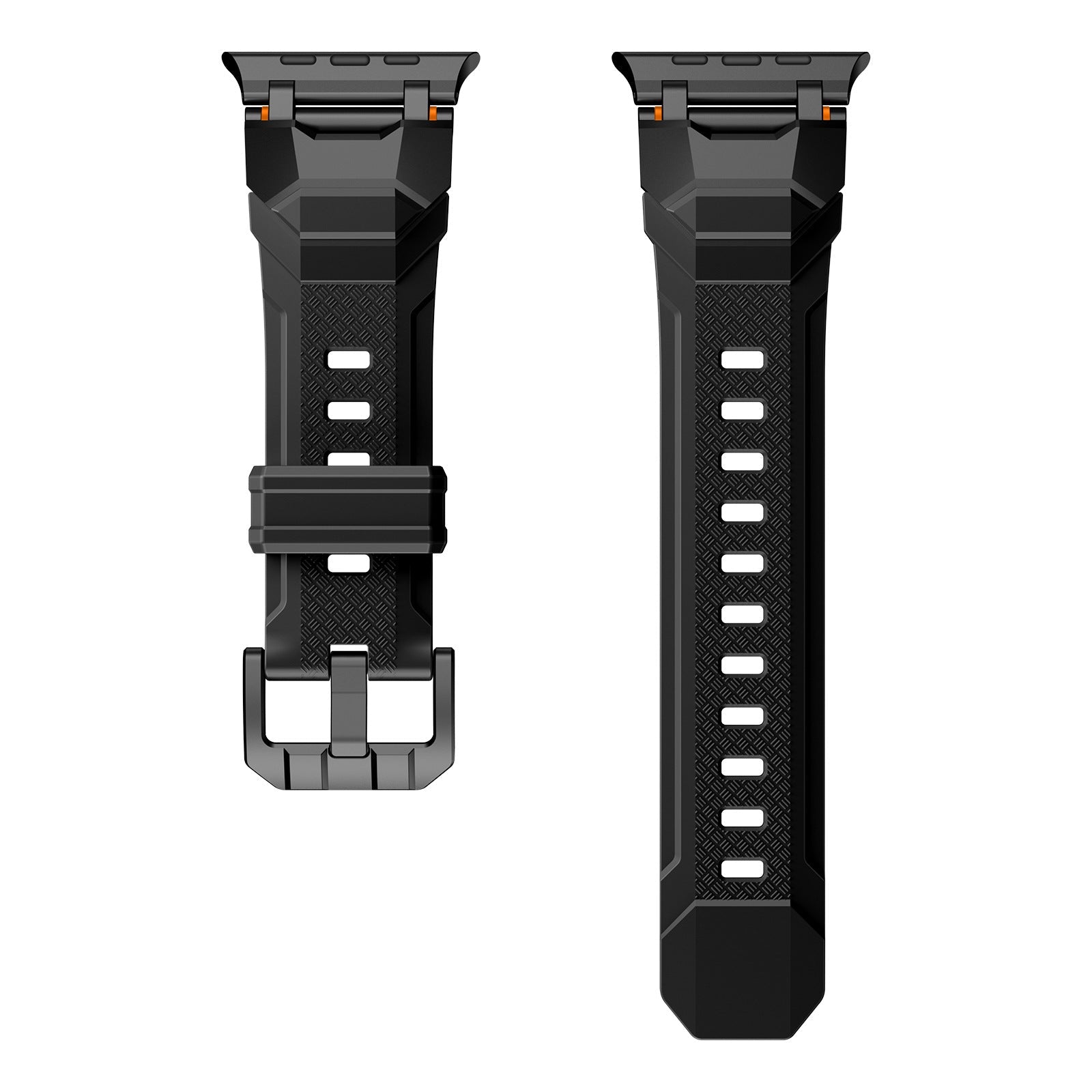 Silicone strap with stainless steel head and Ultra metal end pieces strap Dewell X