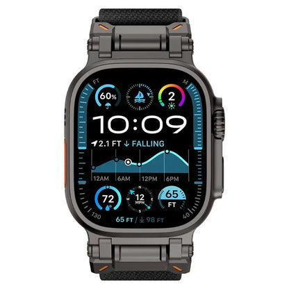 Explorer nylon woven strap suitable for Apple Watch bands, Apple iWatch S10 ultar98 SE Dewell X