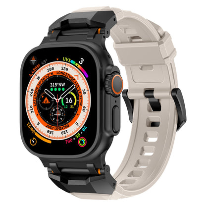 Silicone strap with stainless steel head and Ultra metal end pieces strap Dewell X
