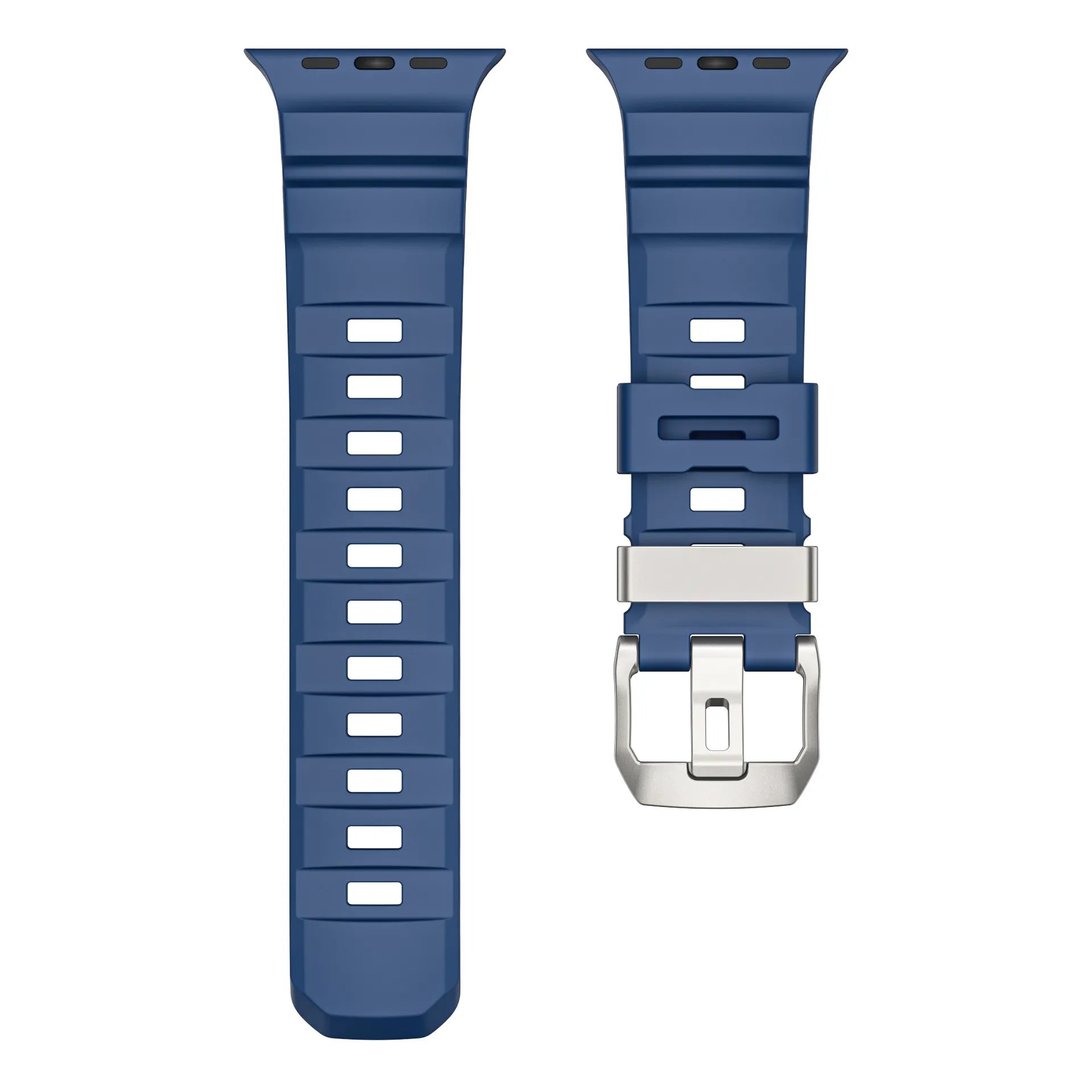 Wild path FKM fluororubber sports strap titanium metal clasp suitable for Apple Watch Ultra 2/1 S10/9/8/7/SE replacement wristband (49mm 45mm 44mm 42mm) Dewell X