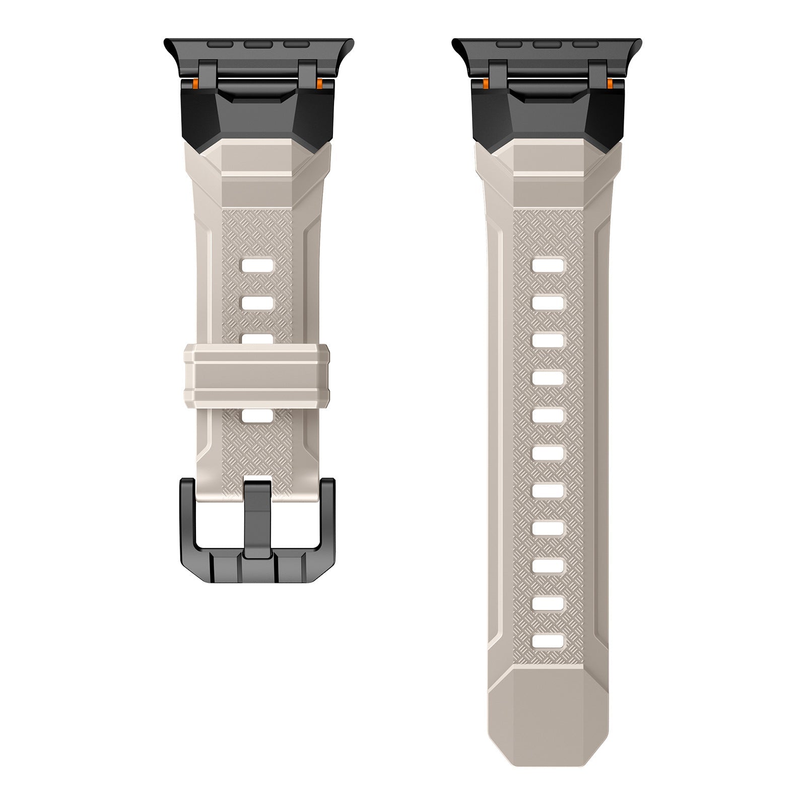 Silicone strap with stainless steel head and Ultra metal end pieces strap Dewell X