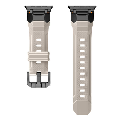 Silicone strap with stainless steel head and Ultra metal end pieces strap Dewell X