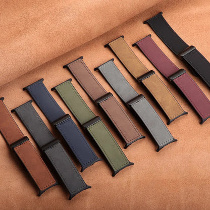 Magnetic Leather & Silicone Band for Samsung Galaxy Watch Ultra Dewell X