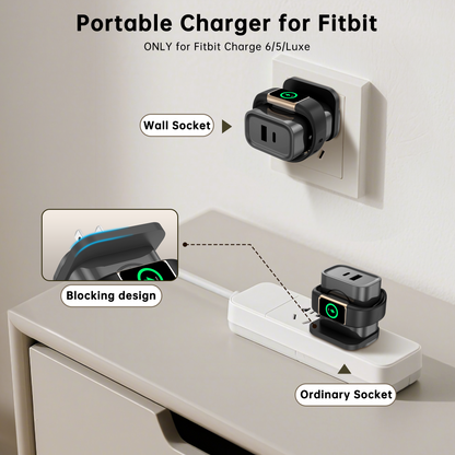 Universal 3-in-1 Charger – Fast USB, Type-C & Wireless for Smartwatch Dewell X