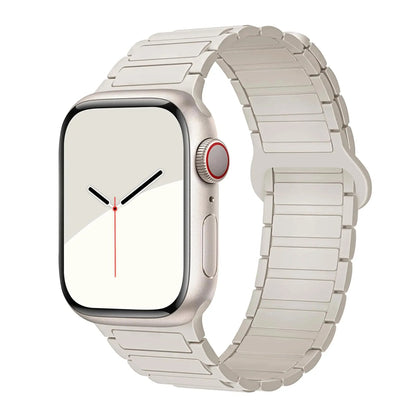 Magnetic Silicone Band for Apple Watch – Compatible with Ultra 2, Ultra, Series 1–10, SE (38–49mm) Dewell X