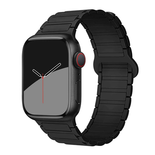 Magnetic Silicone Band for Apple Watch – Compatible with Ultra 2, Ultra, Series 1–10, SE (38–49mm) Dewell X
