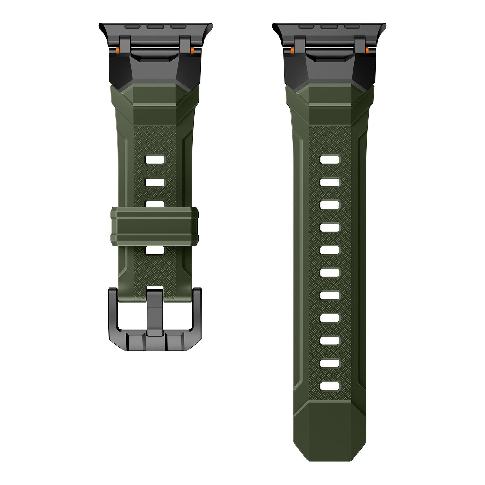 Silicone strap with stainless steel head and Ultra metal end pieces strap Dewell X