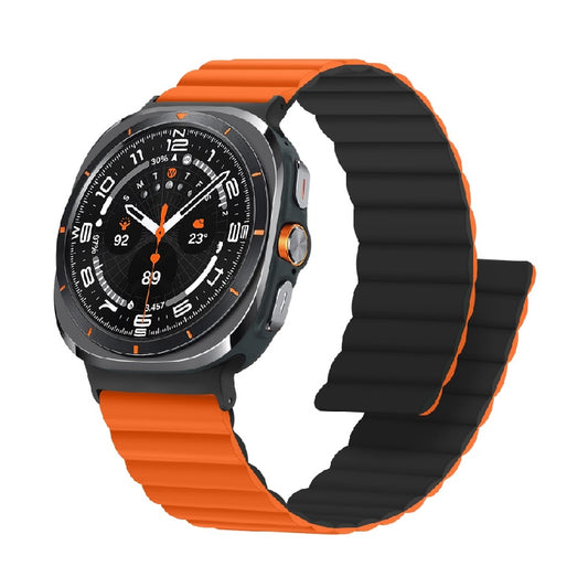 Magnetic Silicone Sport Band for Samsung Galaxy Watch Ultra 47mm - Unisex Waterproof Strap