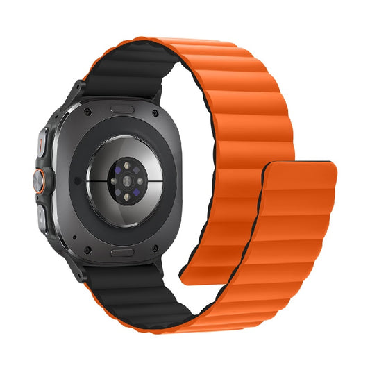 Magnetic Silicone Sport Band for Samsung Galaxy Watch Ultra 47mm - Unisex Waterproof Strap