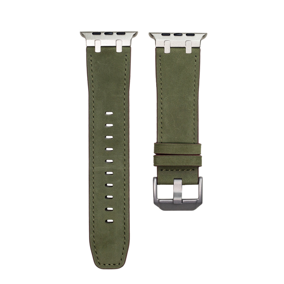 Premium AP Leather Band for Apple Watch - Vintage Design - Dewell X
