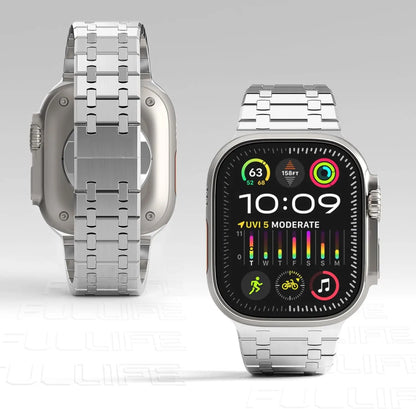 Stainless Steel Metal Watchband for Apple Watch Dewell X