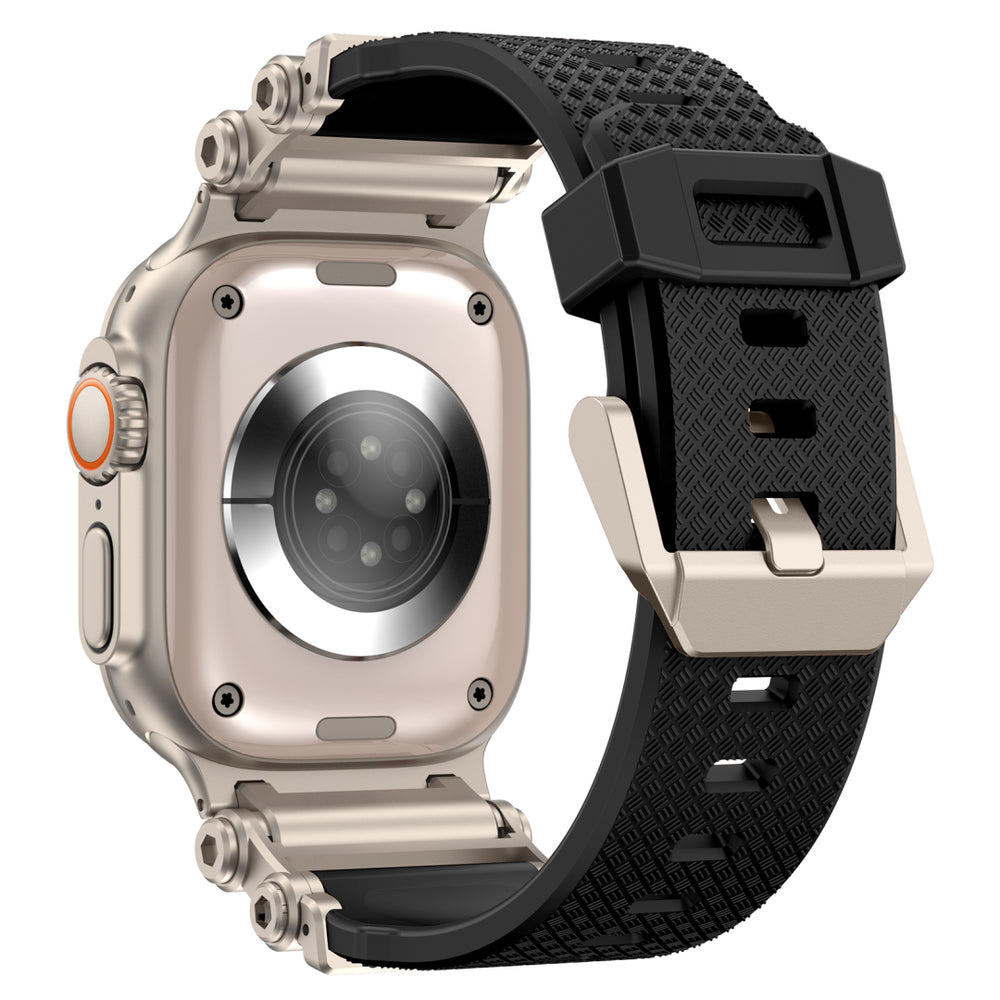 Tactical Rotating Silicone Band For Apple Watch Dewell X