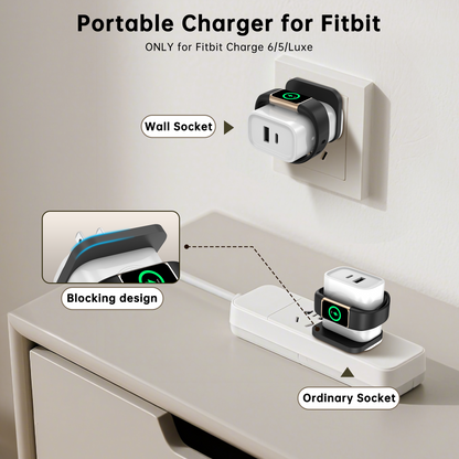 Universal 3-in-1 Charger – Fast USB, Type-C & Wireless for Smartwatch Dewell X