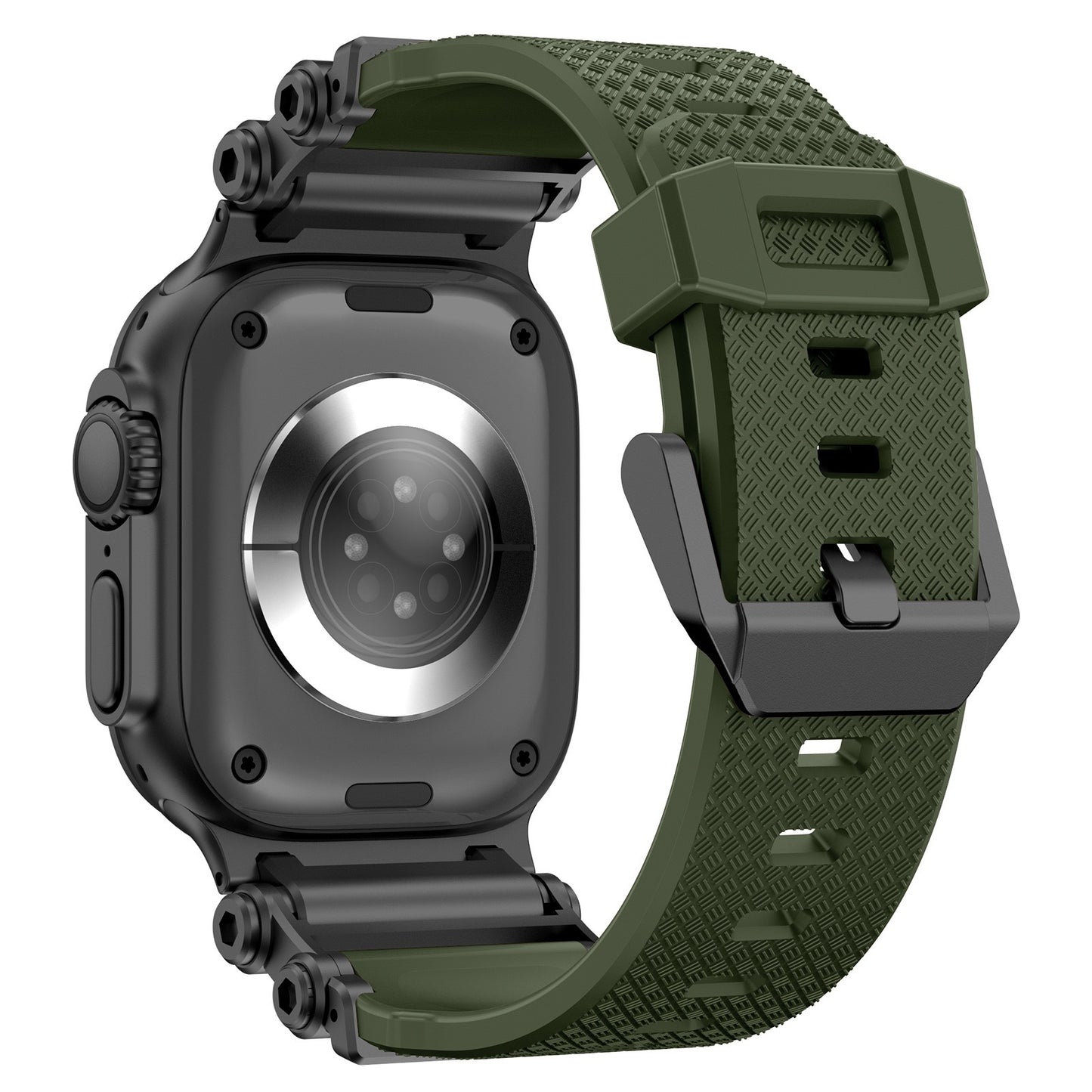 Correa de silicona giratoria táctica para Apple Watch