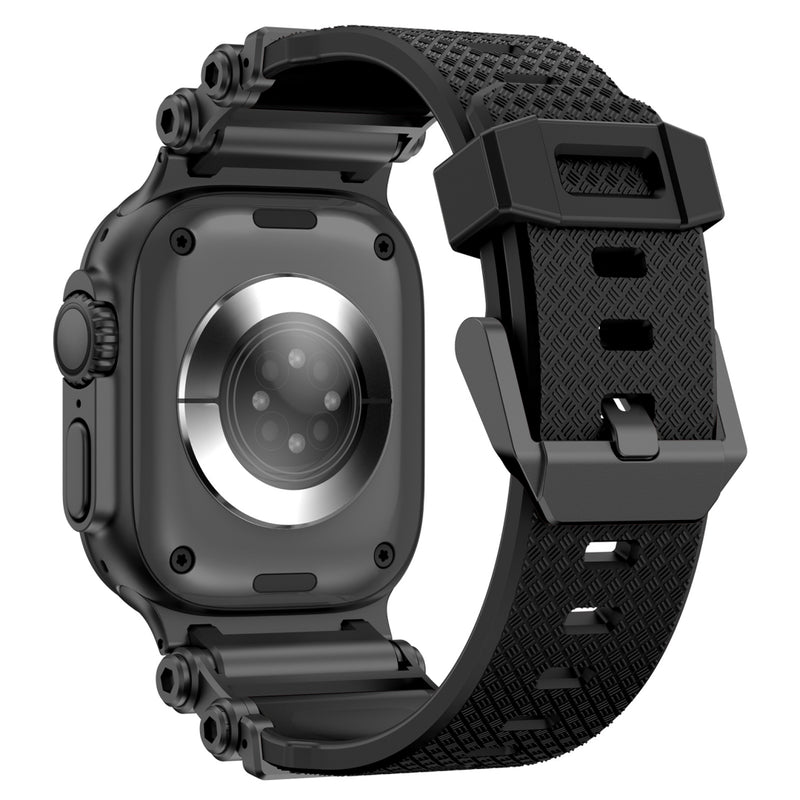 Tactical Rotating Silicone Band For Apple Watch Dewell X
