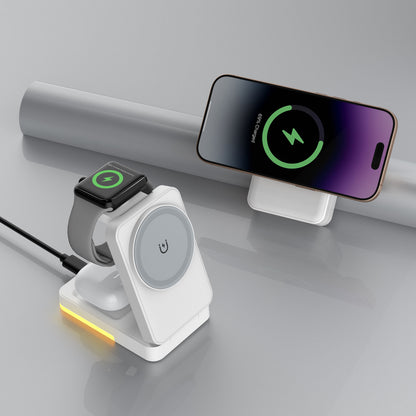 All-in-One 3-in-1 Wireless Charger  Foldable, Fast & Travel-Ready Dewell X