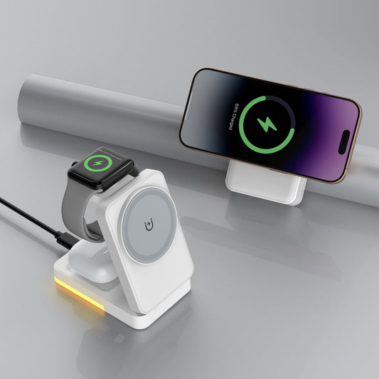 All-in-One 3-in-1 Wireless Charger  Foldable, Fast & Travel-Ready Dewell X