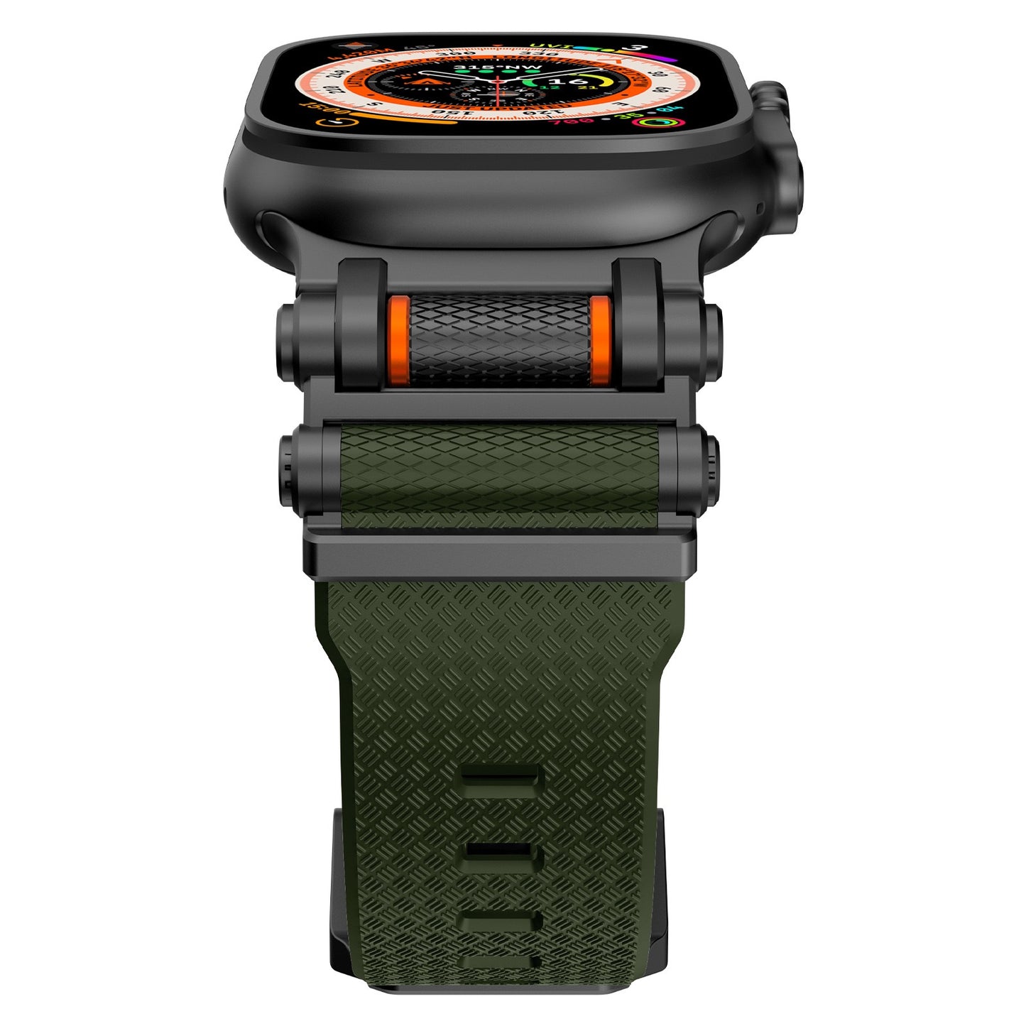 Correa de silicona giratoria táctica para Apple Watch