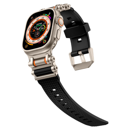 Tactical Rotating Silicone Band For Apple Watch Dewell X