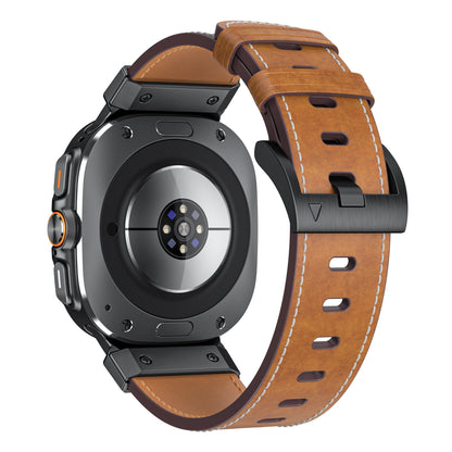 Tactical Leather Band For Samsung Galaxy Watch Ultra Dewell X