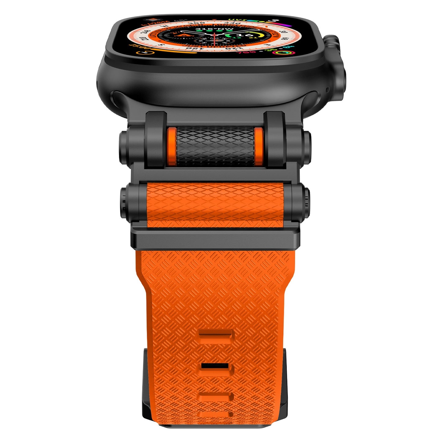 Correa de silicona giratoria táctica para Apple Watch