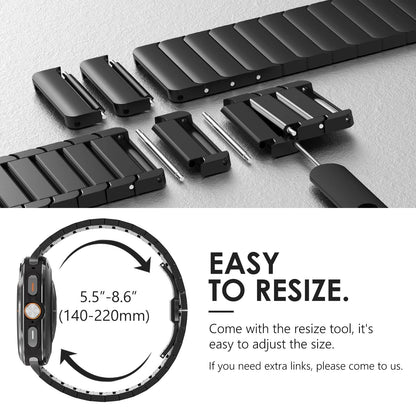 Stainless Steel  Buckle Strap for Samsung Watch8Ultra 46mm Dewell X