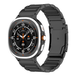 Titanium Band H03 For Galaxy Watch 7 Ultra/8 Ultra Black Titanium Galaxy Watch 7Ultra 8Ultra Dewell X