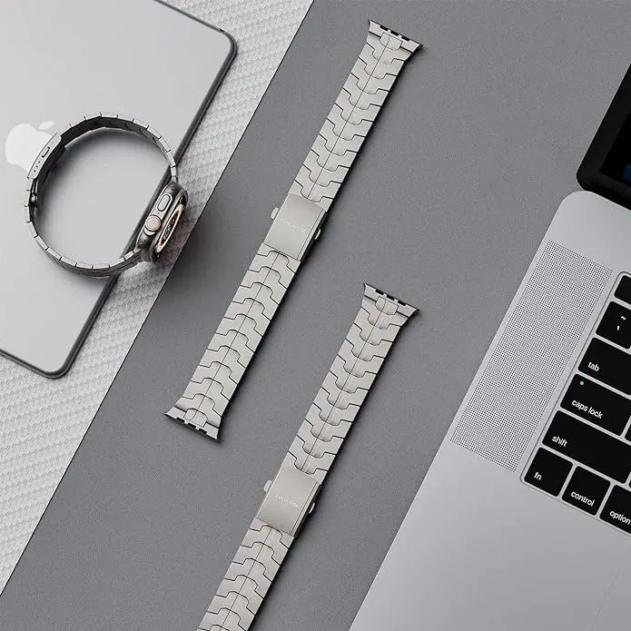 Titanium Metal Watchband for Apple Watch Ironman Basic Version Dewell X
