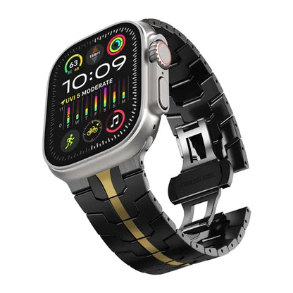 Stainless Steel Metal Watchband for Apple Watch-Ironman Version Dewell X