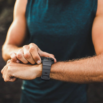 Rugged Silicone Sport Band for Galaxy Watch 20mm – No-Gap Fit, Waterproof Dewell X