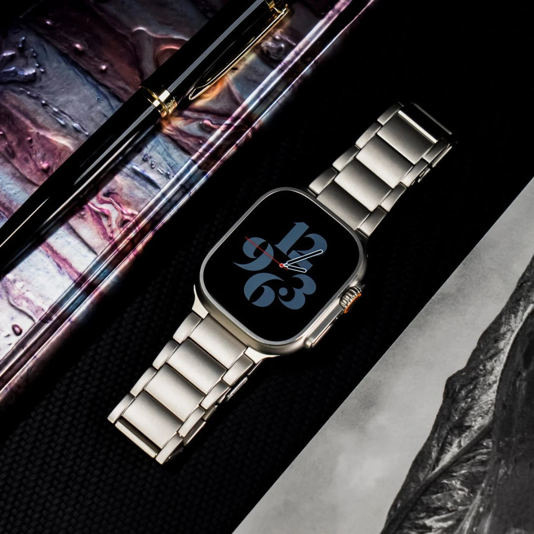 Titanium Band For Apple Watch Dewell X