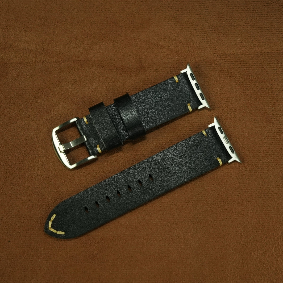 Vintage Leather Band For Apple Watch Dewell X
