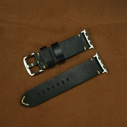 Vintage Leather Band For Apple Watch Dewell X