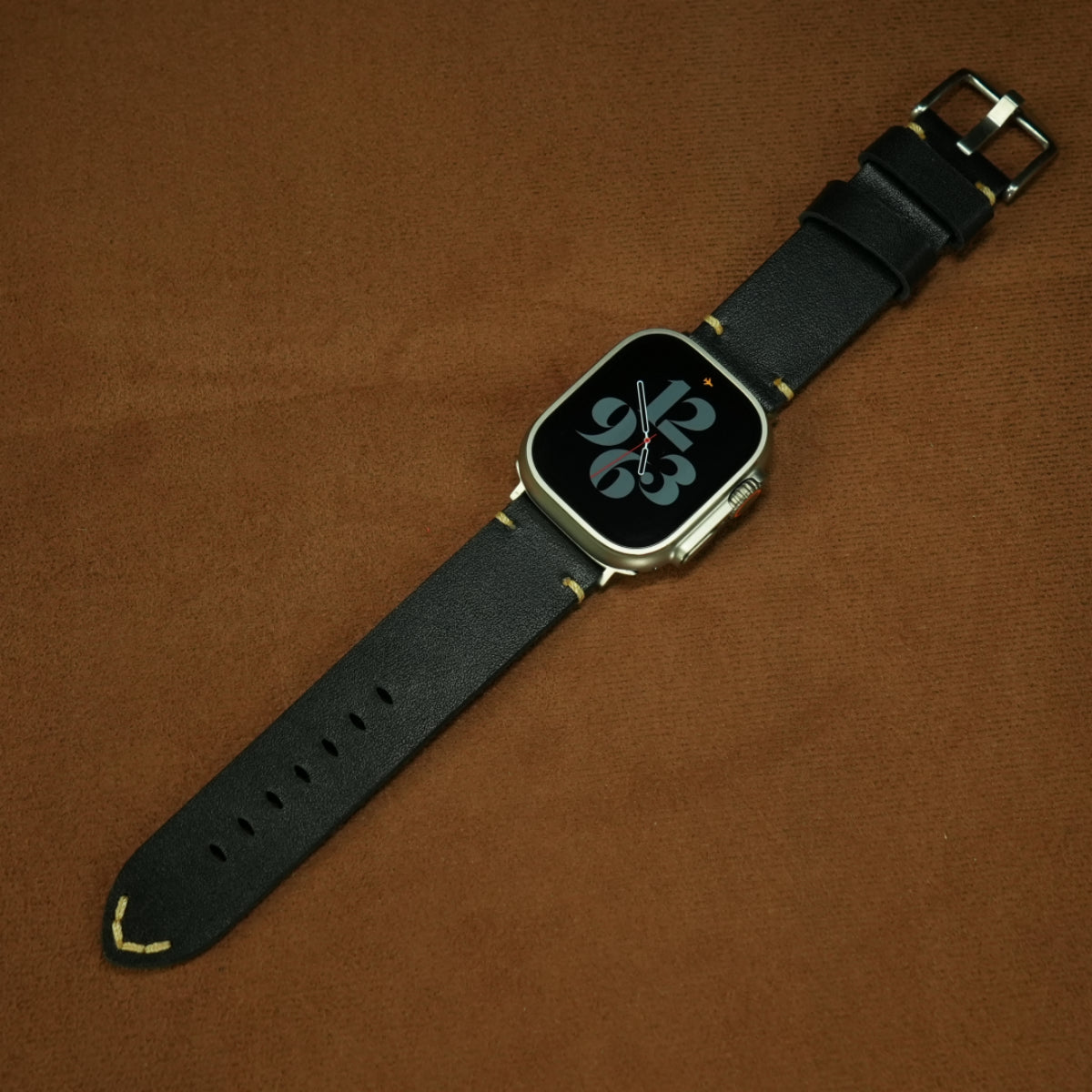 Vintage Leather Band For Apple Watch Dewell X